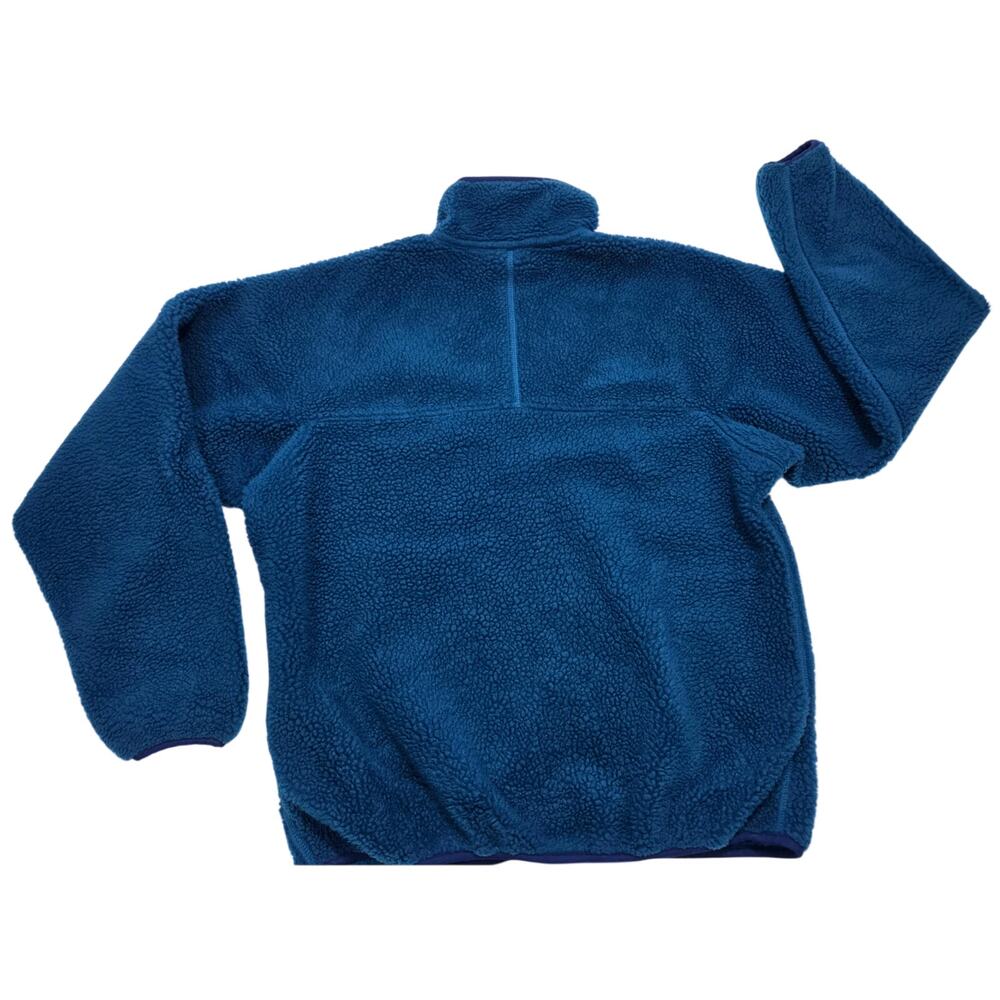 Vintage Patagonia Deep Pile Fleece USA Blue Jacket L